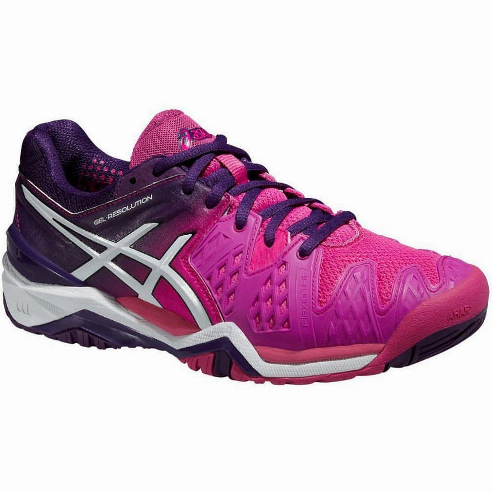 Comfortable Walk Asics Gel Resolution 6 Clay Womens Tennis Shoes - Pink