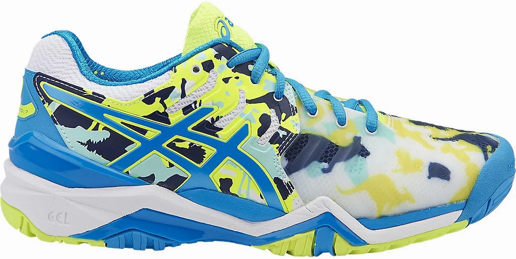 Asics Gel Resolution 7 L.E Womens Tennis Shoes - Blue Air Circulation System Supportive shock absorption