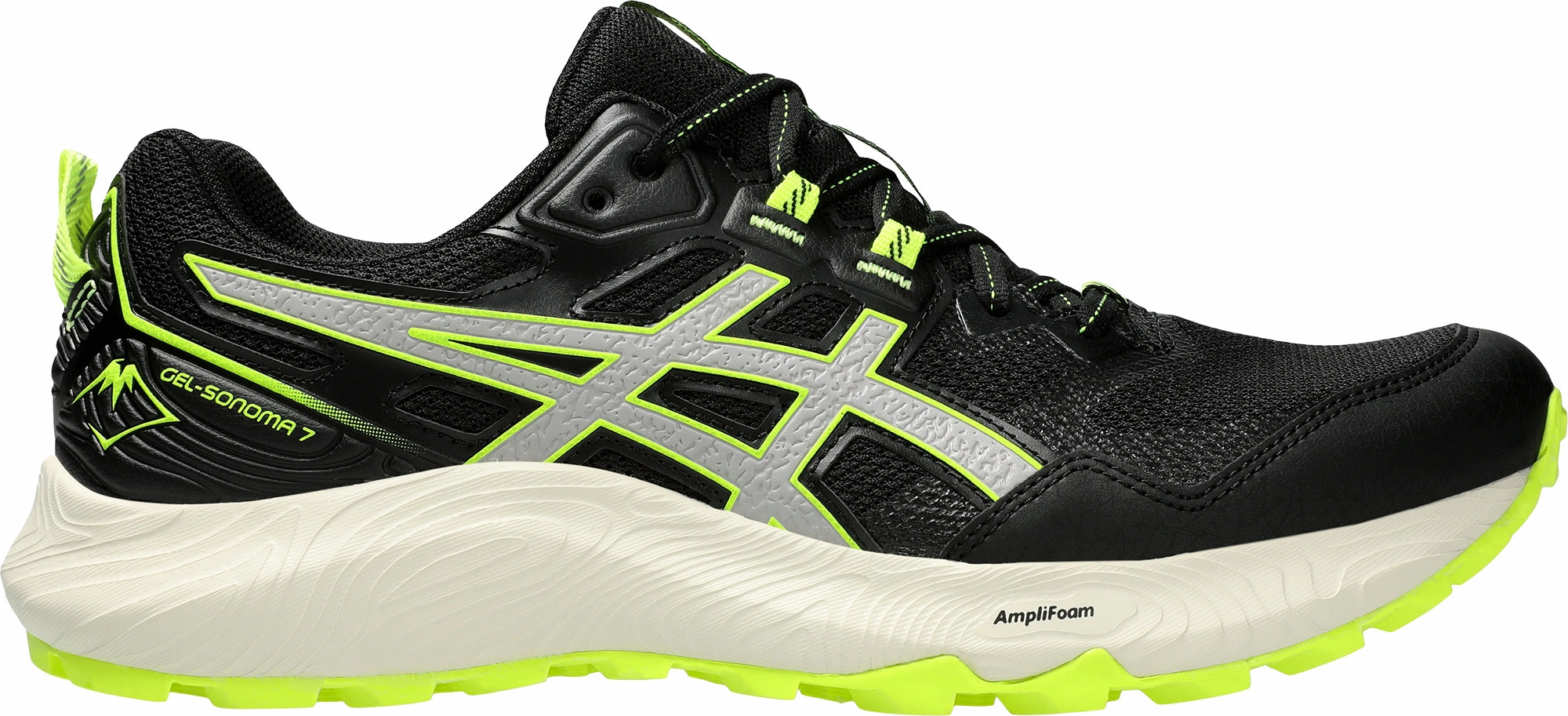 Fit Control Asics Gel Sonoma 7 Mens Trail Running Shoes - Black
