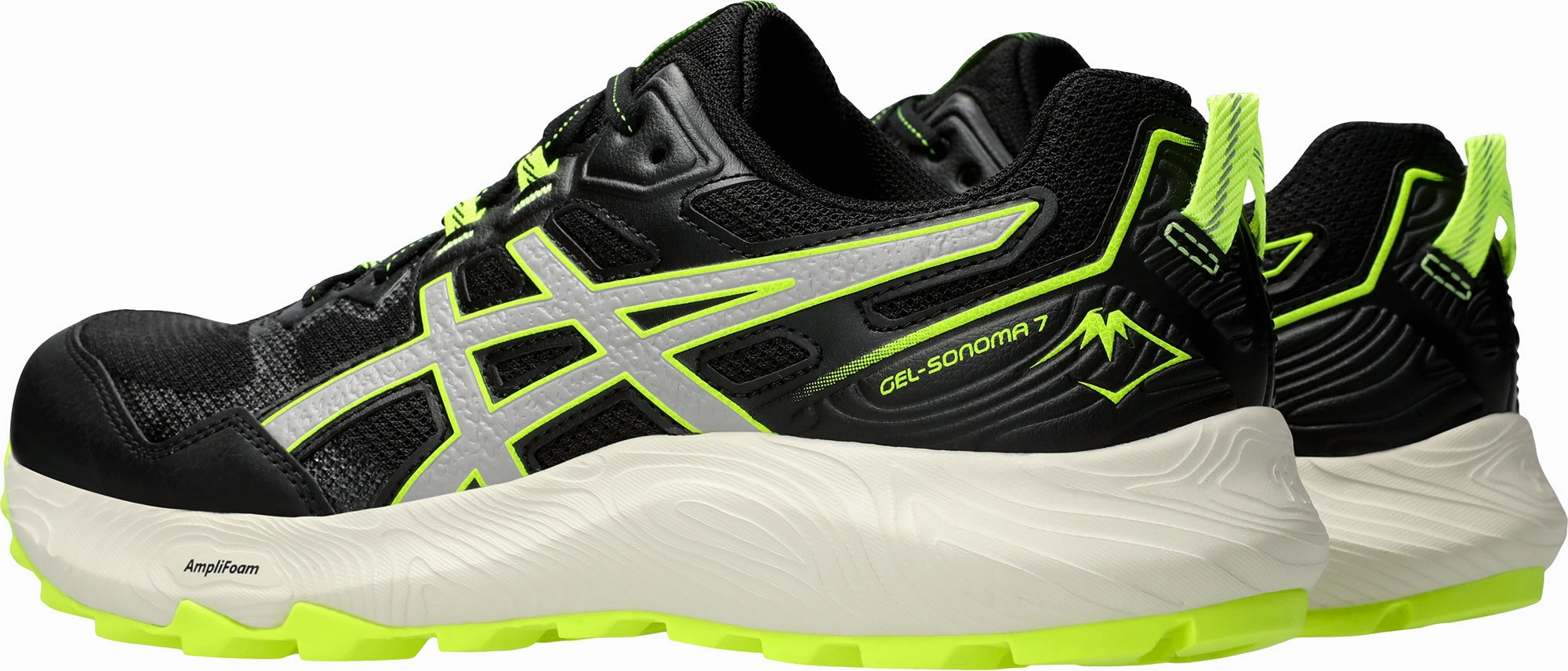 Asics Gel Sonoma 7 Mens Trail Running Shoes - Black Seamless grip