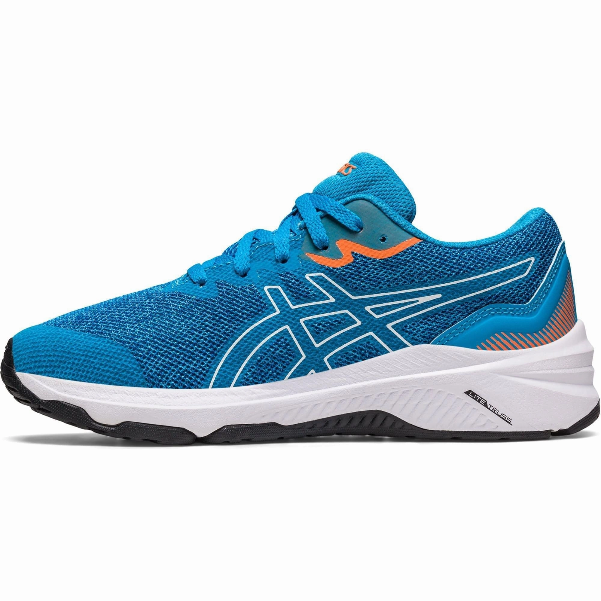 Asics GT 1000 11 GS Junior Running Shoes - Blue Hyper Elastic Foam Tech