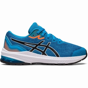 Asics GT 1000 11 GS Junior Running Shoes - Blue Sneaker Discounts
