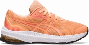 Asics GT 1000 11 GS Junior Running Shoes - Orange Dynamic Flex Grooves