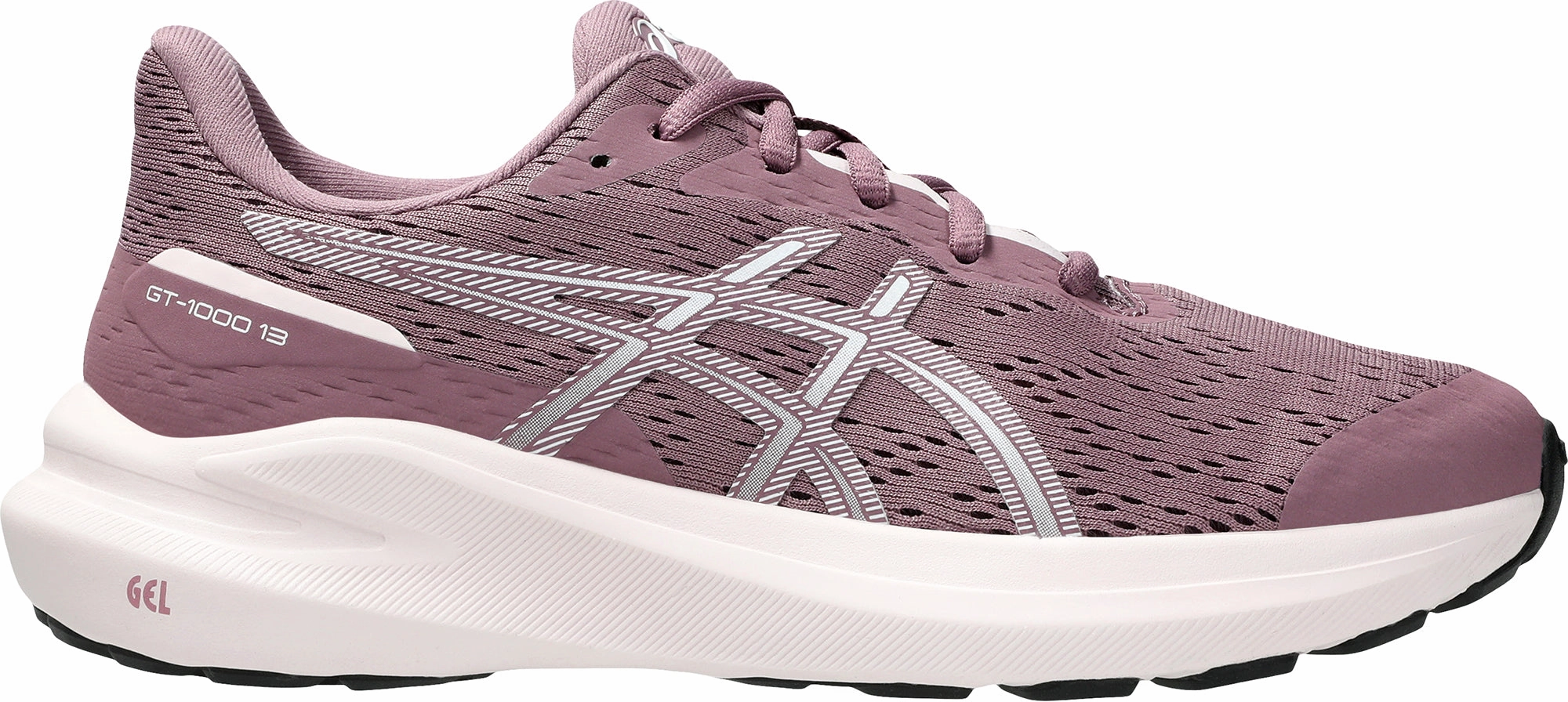 Asics GT 1000 13 GS Junior Running Shoes - Purple Flexible Arch