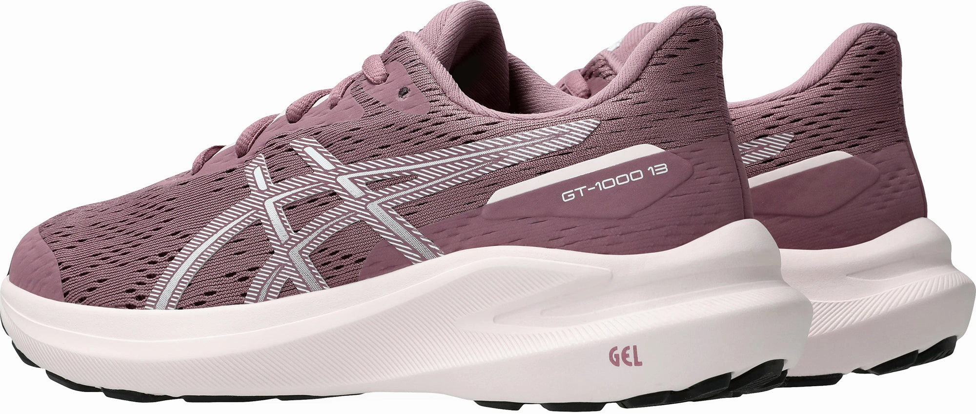Quick lacing Thermal Insulation Layer Asics GT 1000 13 GS Junior Running Shoes - Purple