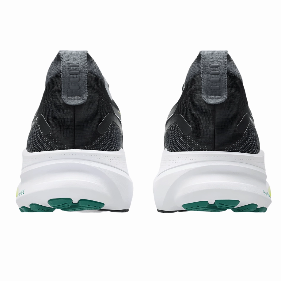 ASICS Men's GEL-KAYANO 32 Running Shoes in Black/Jasper Green AW25 summer running shoes