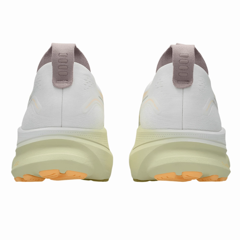 quick - drying - design shoes bold - patterns - style shoes ASICS Men's GEL-KAYANO 32 Running Shoes in White/Orange Glow AW25