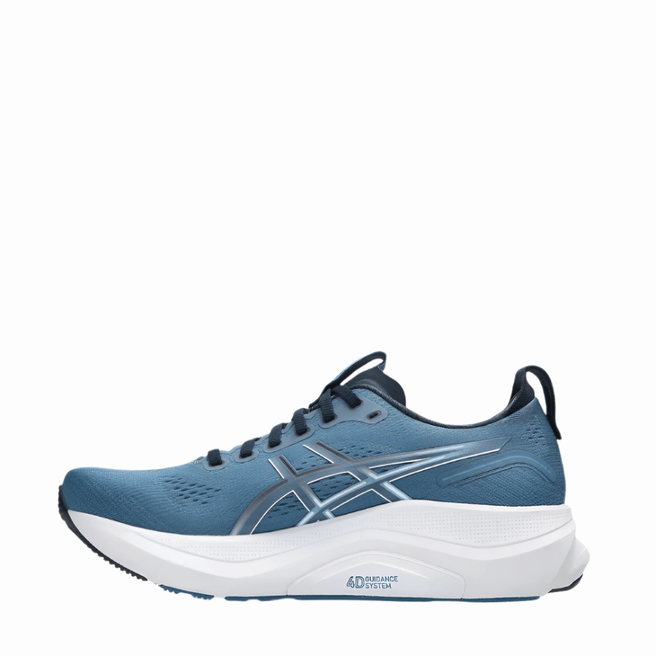 Wide Fit Options ASICS Men's GEL-KAYANO 32 Running Shoes in Winter Sea/Midnight AW25