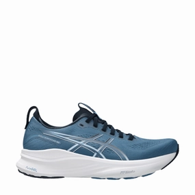 ASICS Men's GEL-KAYANO 32 Running Shoes in Winter Sea/Midnight AW25 splatter - paint running wear
