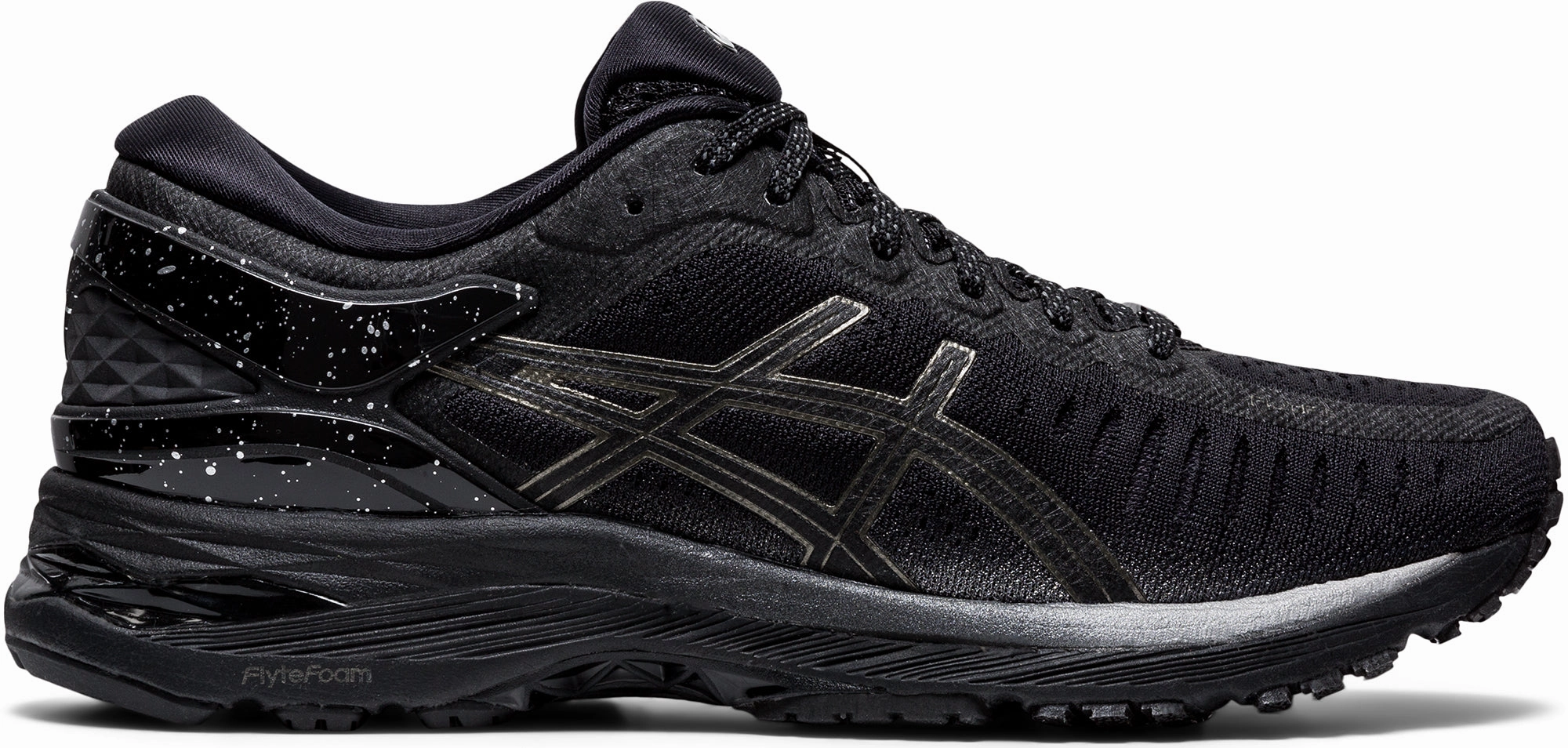 Asics MetaRun Womens Running Shoes - Black Bold Color Scheme