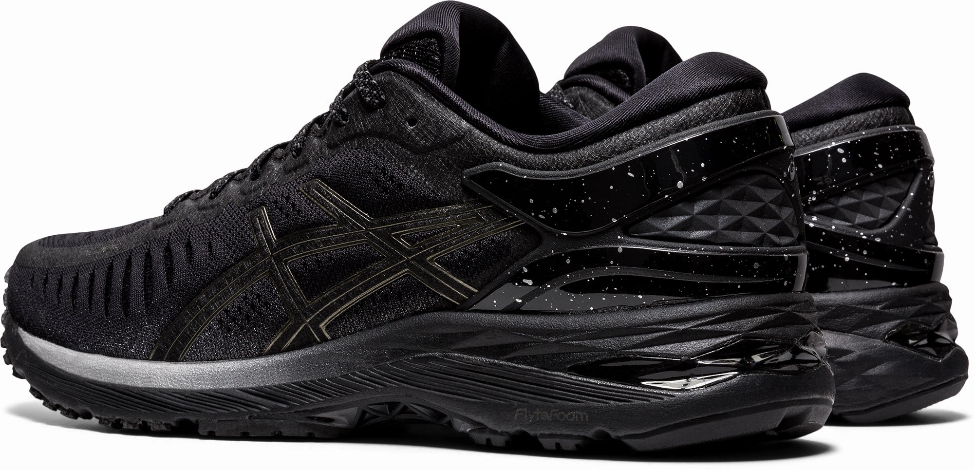 Asics MetaRun Womens Running Shoes - Black Precision Bonded Overlays