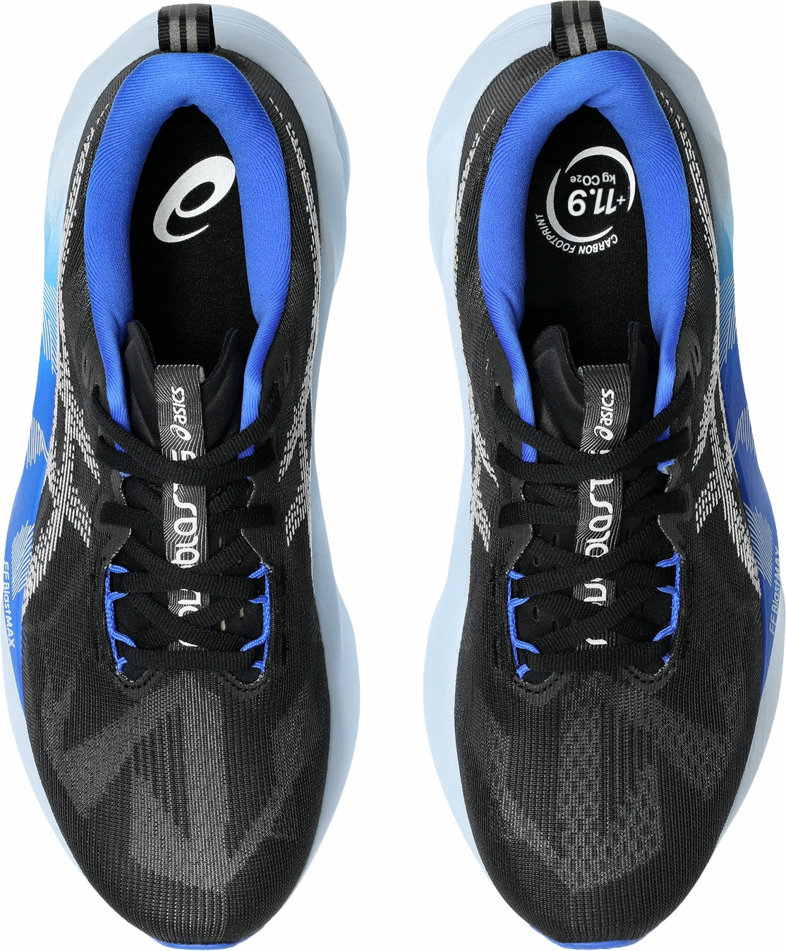 Rubber Traction Asics NovaBlast 5 Mens Running Shoes - Black