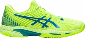 Impact Resistant Toe Cap Asics Solution Speed FF 2 Clay Womens Tennis Shoes - Green