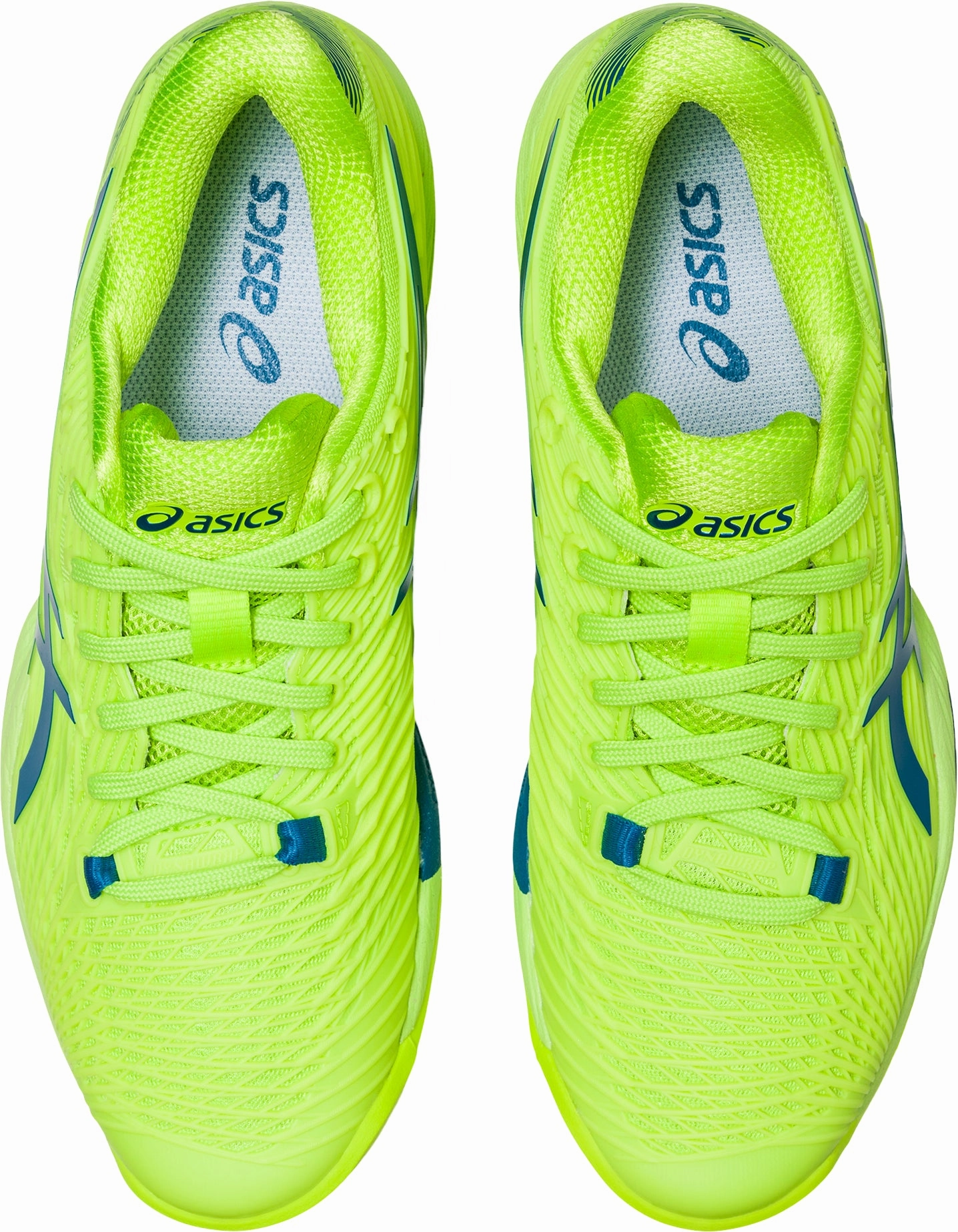 Asics Solution Speed FF 2 Clay Womens Tennis Shoes - Green Hyper Compression Midsole