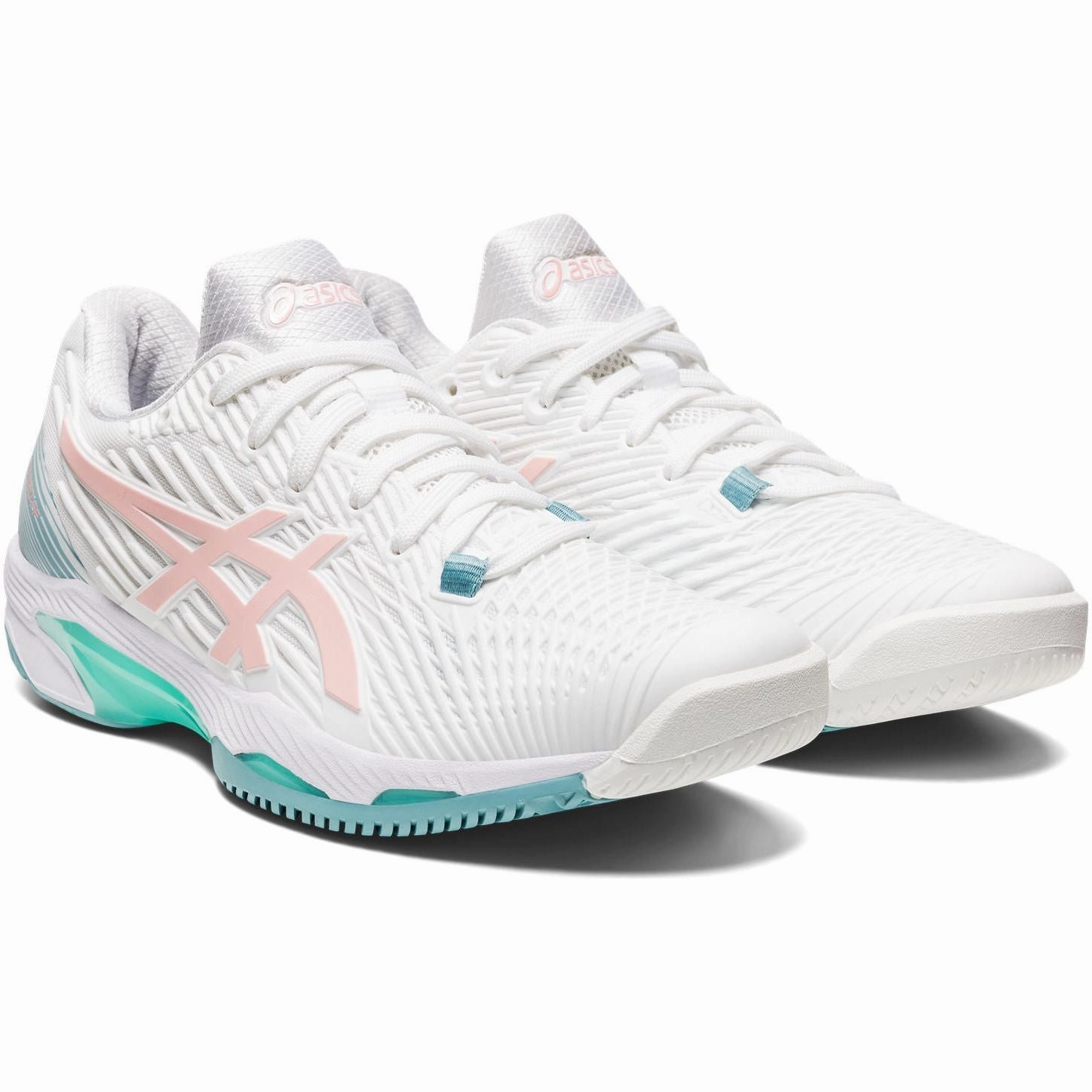 Asics Solution Speed FF 2 Womens Tennis Shoes - White Breathability
