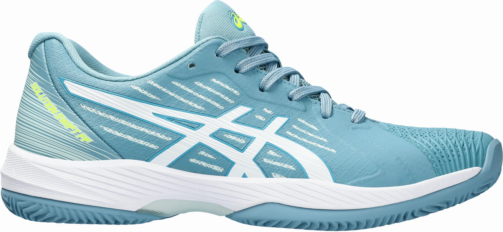 Asics Solution Swift FF Clay Womens Tennis Shoes - Blue Shock Ride Running Ease