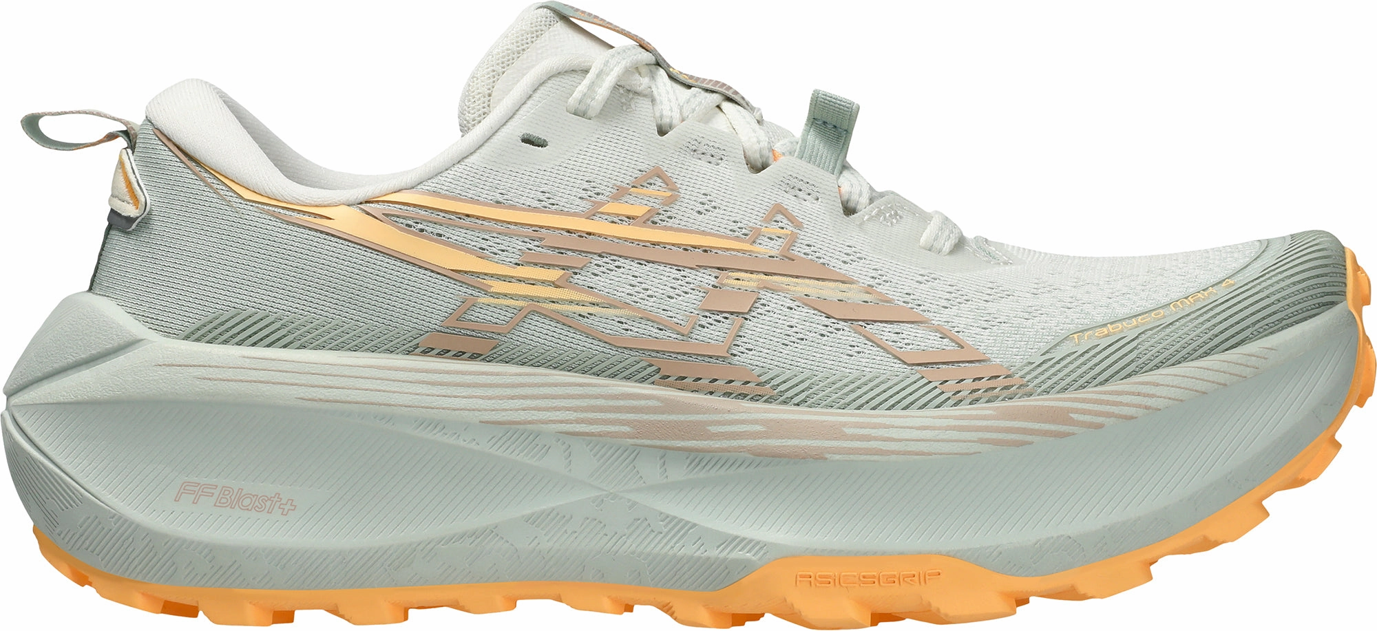 running in forest Smooth Fit Asics Trabuco Max 4 Womens Trail Running Shoes - Green