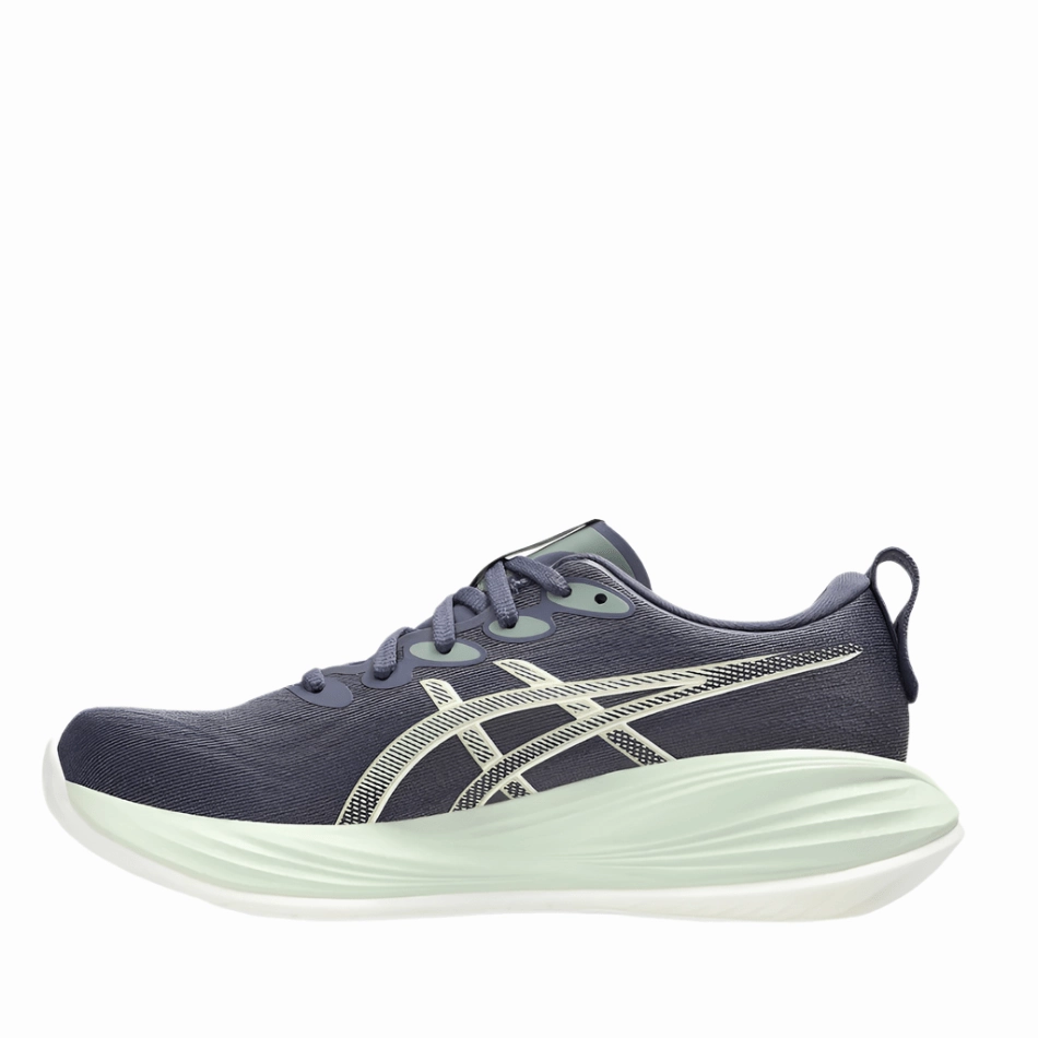ASICS Women's GEL-CUMULUS 27 Running Shoes in Indigo Fog/Cream AW25 Foot Control Vast color