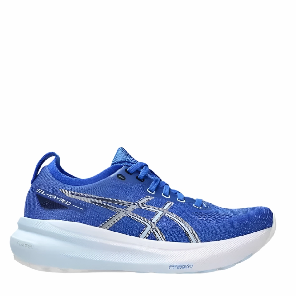 kids' sports shoes Reflective Safety Features ASICS Women's Gel-Kayano 31 Running Shoes in Ilusion Blue/White