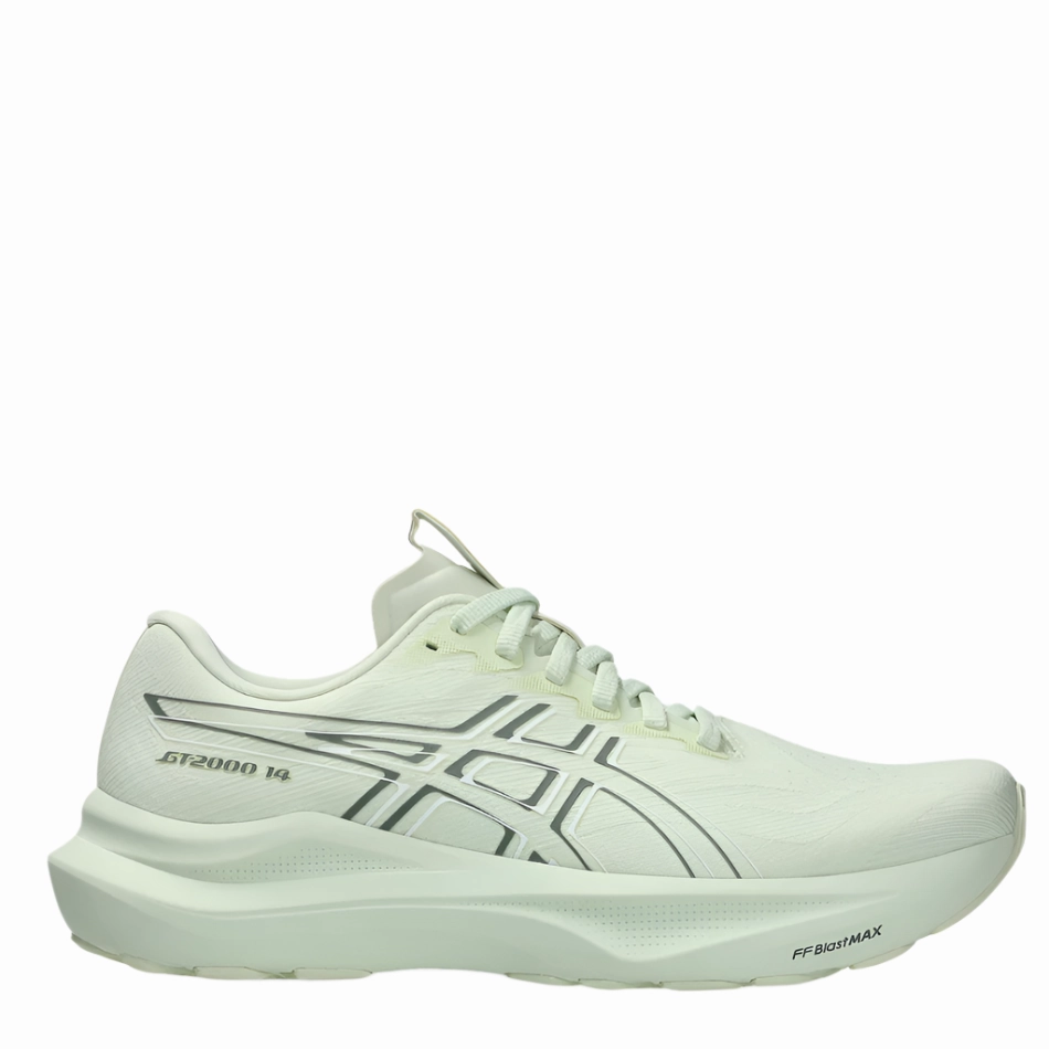 ASICS Women's GT-2000 v14 Running Shoes in Whisper Green/Monument Blue AW25 slip - on shoes