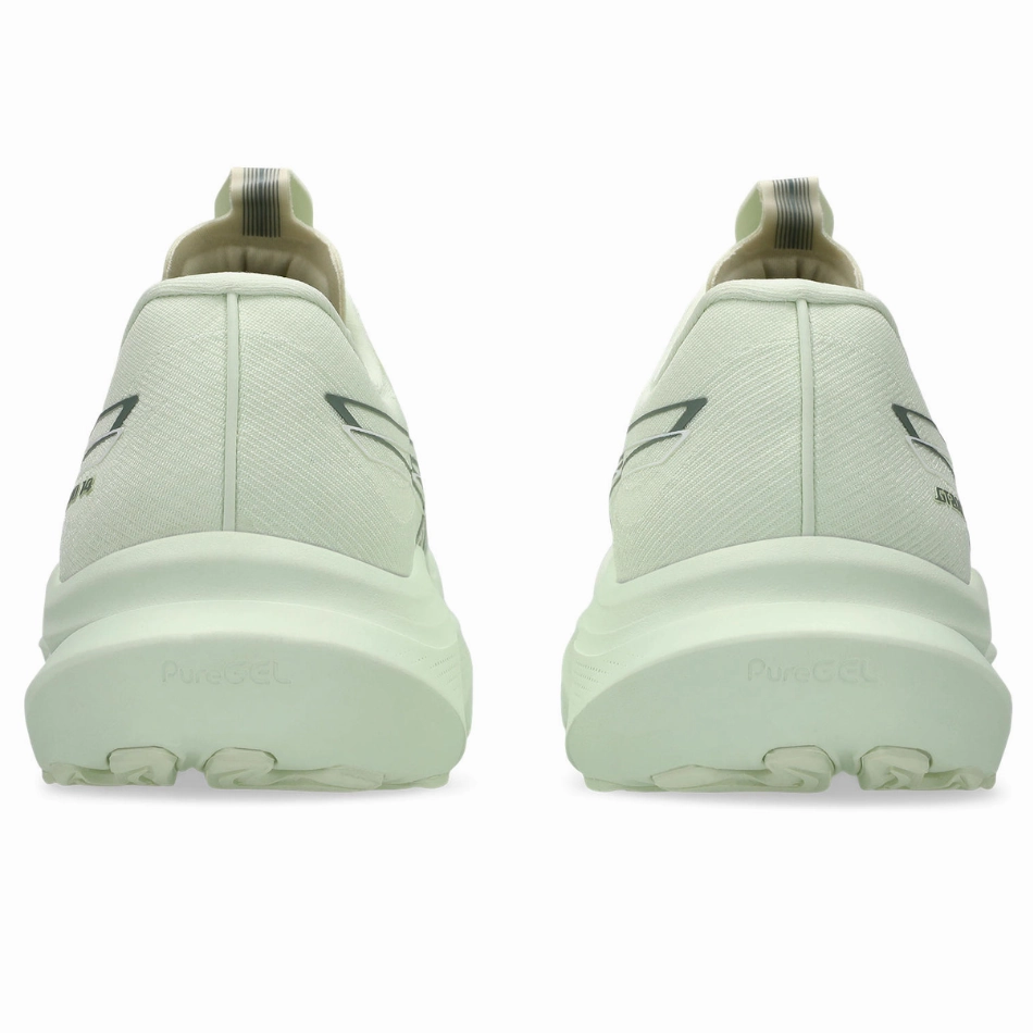 ASICS Women's GT-2000 v14 Running Shoes in Whisper Green/Monument Blue AW25 Trail Ready Sock Like Cuff