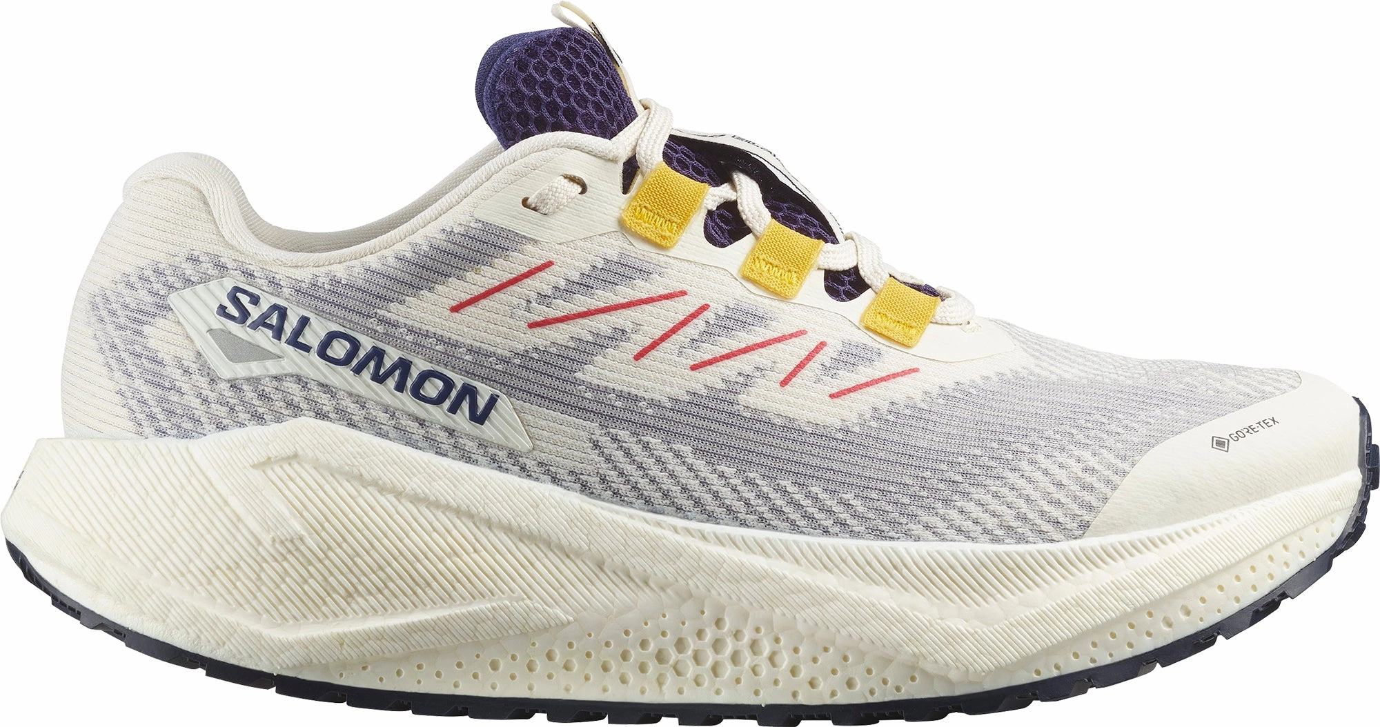 Comfort Salomon Aero Blaze 3 GRVL GORE-TEX Womens Trail Running Shoes - White