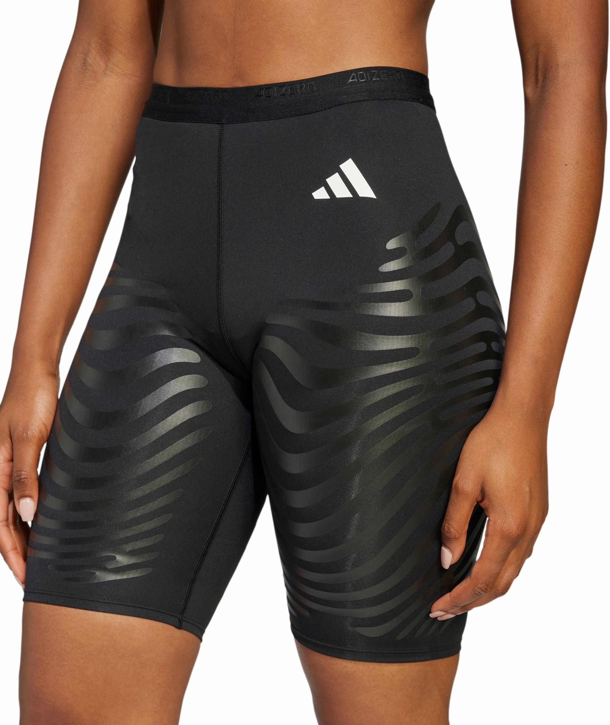 adidas Adizero Control Womens Short Running Tights - Black healthcare industry All Day Wear Fit