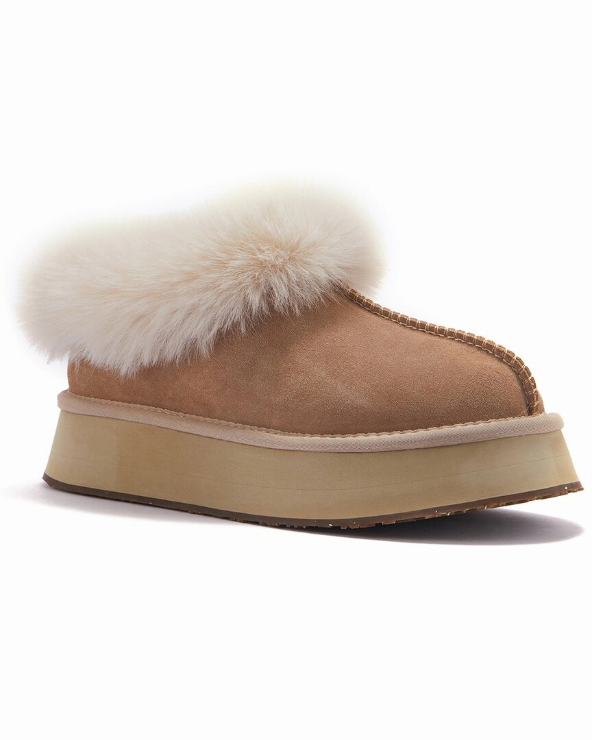 Quality craftsmanship Australia Luxe Collective Outback Platfoam Suede Slipper