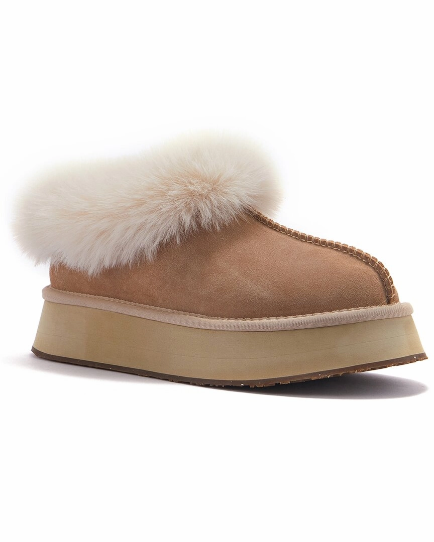 EnhancedGrip Australia Luxe Collective Outback Platfoam Suede Slipper
