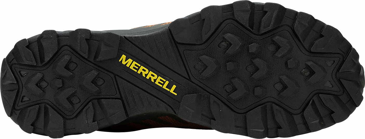 Merrell Speed Eco Waterproof Mens Walking Shoes - Orange Trail Journey Heavy Impact Cushioning