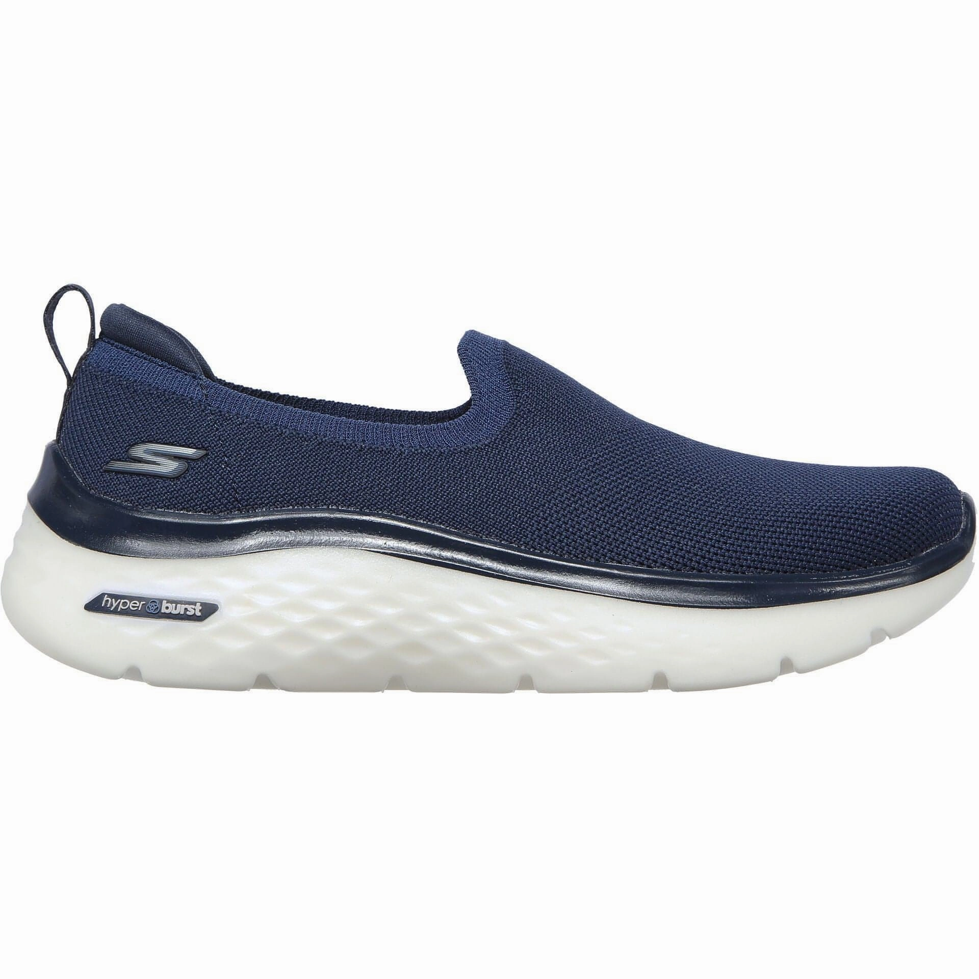 Skechers GoWalk Hyper Burst Slip On Womens Walking Shoes - Navy Training Mountain adventure