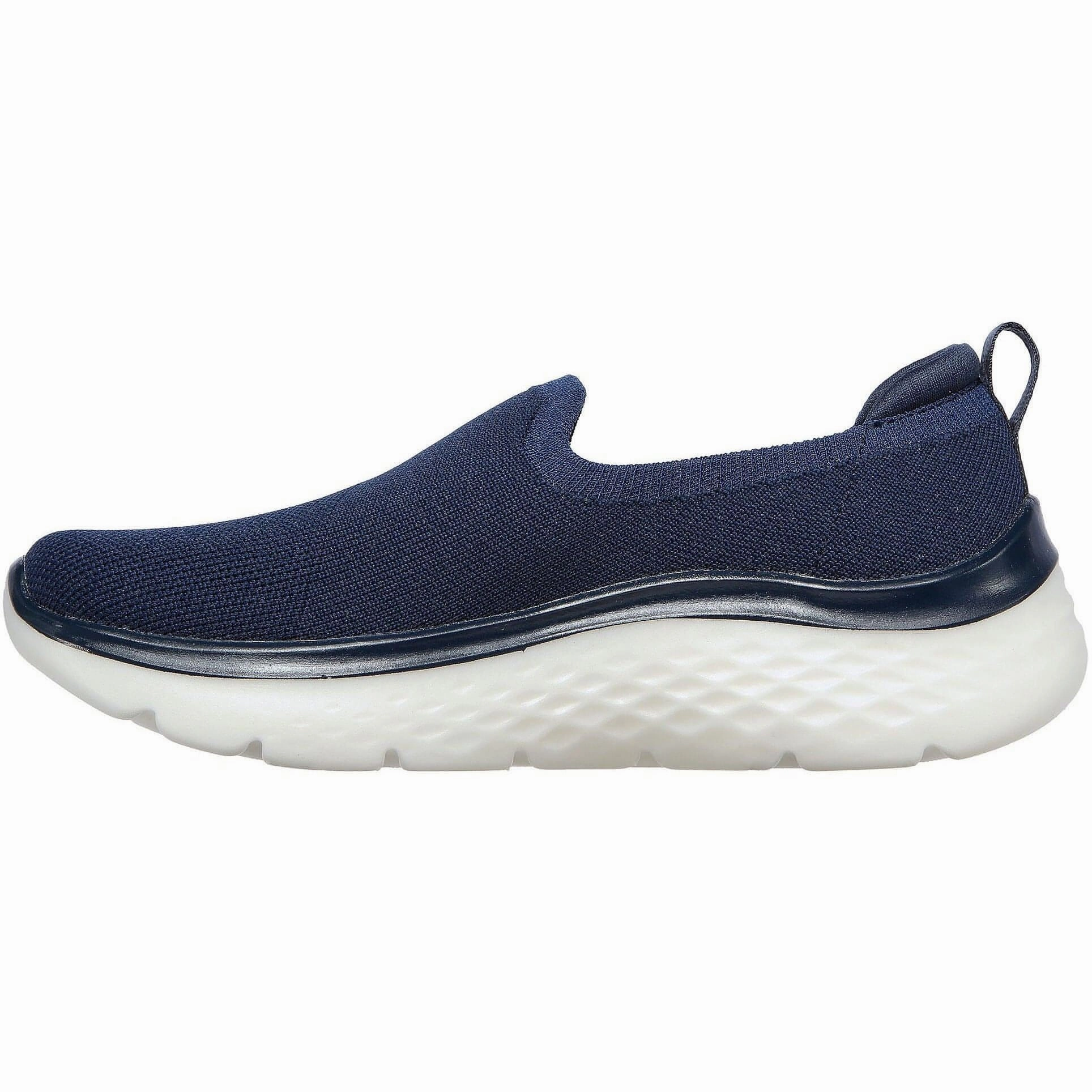 Weekend Hike Weather Proof Skechers GoWalk Hyper Burst Slip On Womens Walking Shoes - Navy