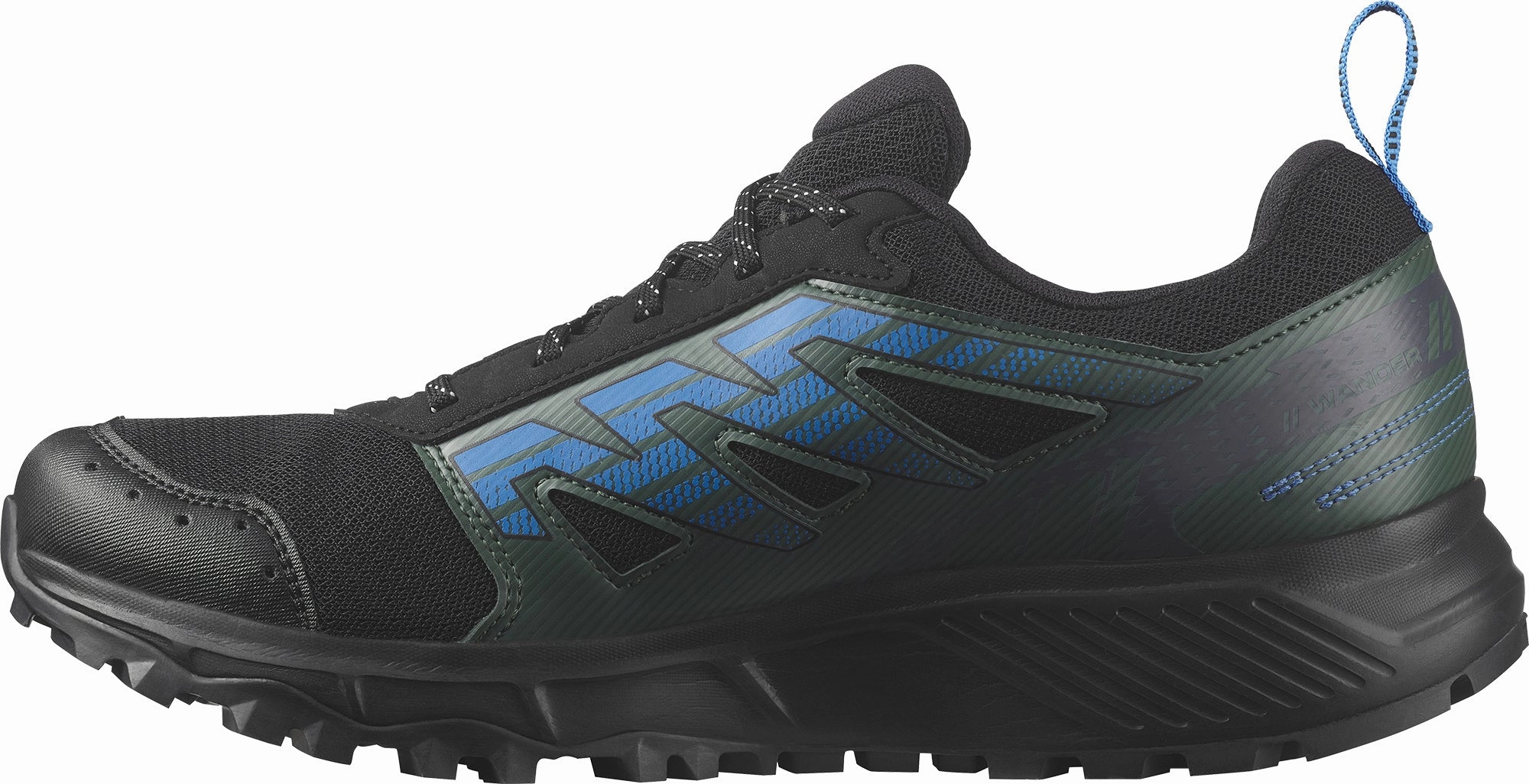 Nano Grip Salomon Wander GORE-TEX Mens Trail Running Shoes - Black