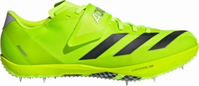 adidas Adizero High Jump Field Event Spikes - Yellow Foot Performance