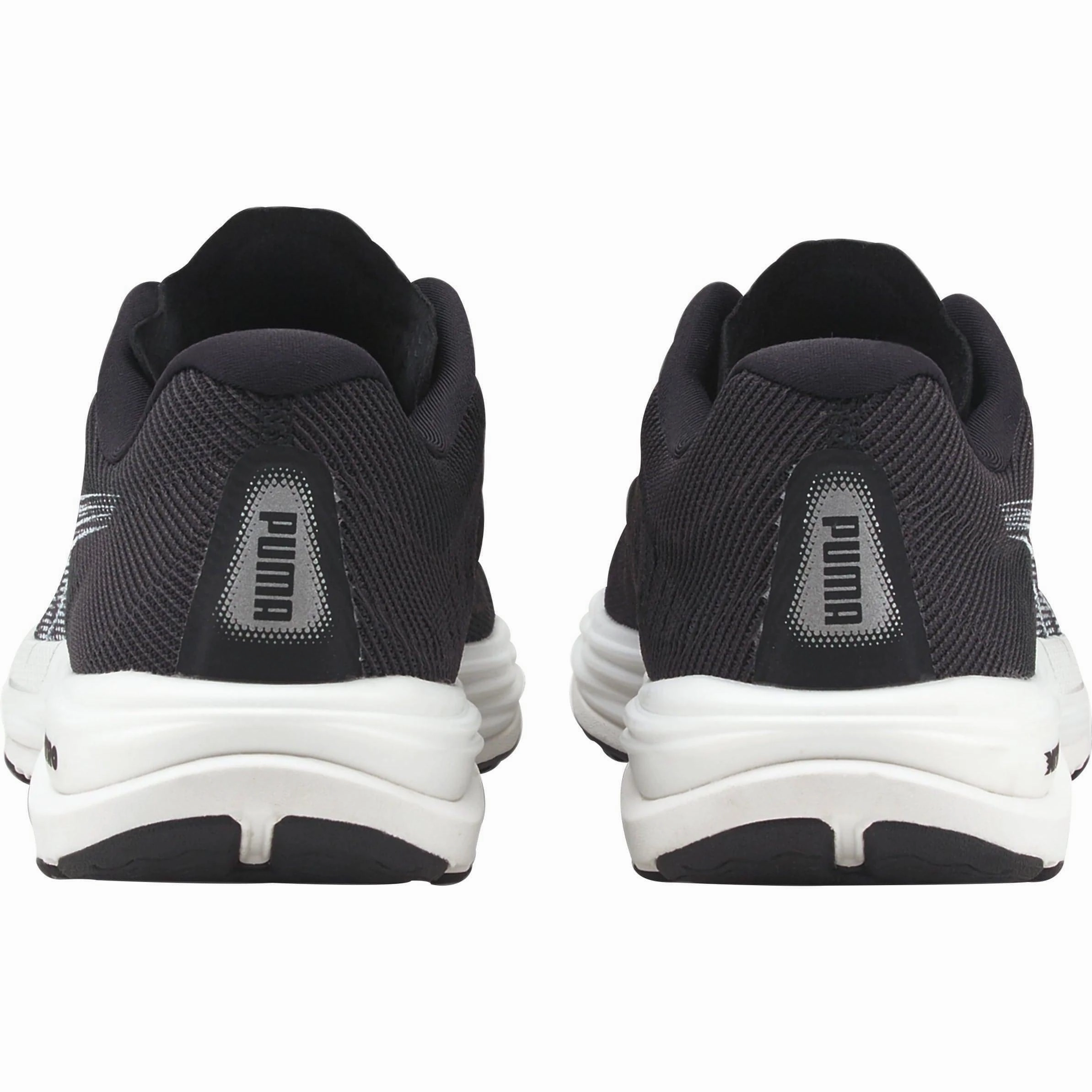 Reinforced Eyelet Construction Puma Velocity Nitro 2 Mens Running Shoes - Black