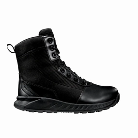 BD Protective Equipment BDX8" Waterproof Side Zip Composite Toe Black  BDX8301 Men's Cowboy Fan Weatherproof Seam
