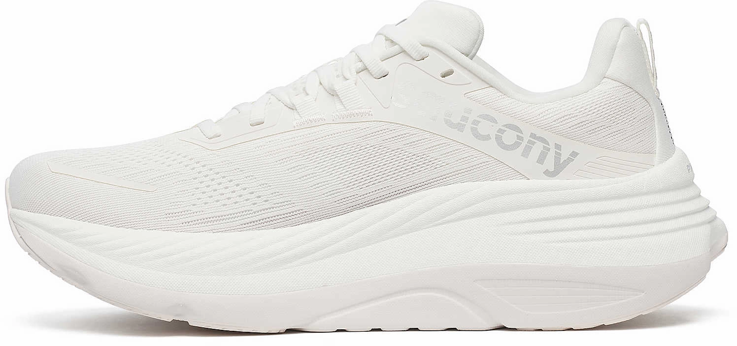 Saucony Hurricane 24 Mens Running Shoes - White breathable - upper