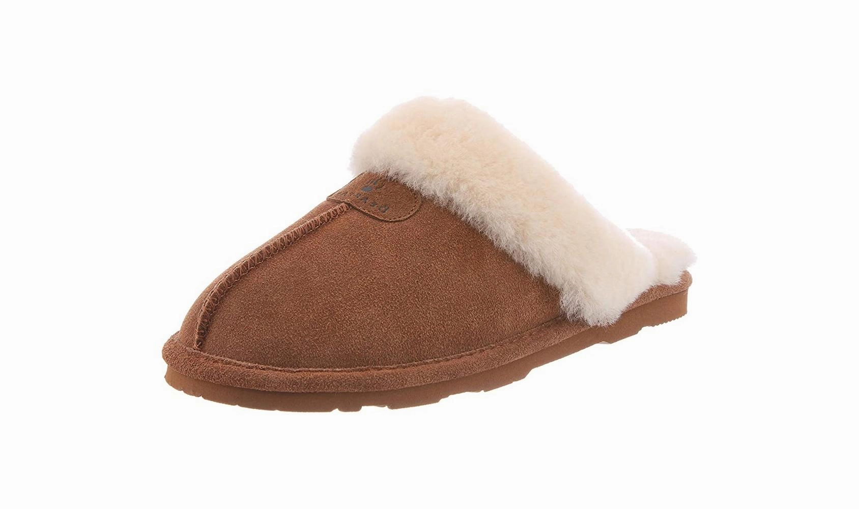 Bearpaw Womens Loki Slide Slipper - Hickory - Size 9 Sturdy Build Instant Step Fit