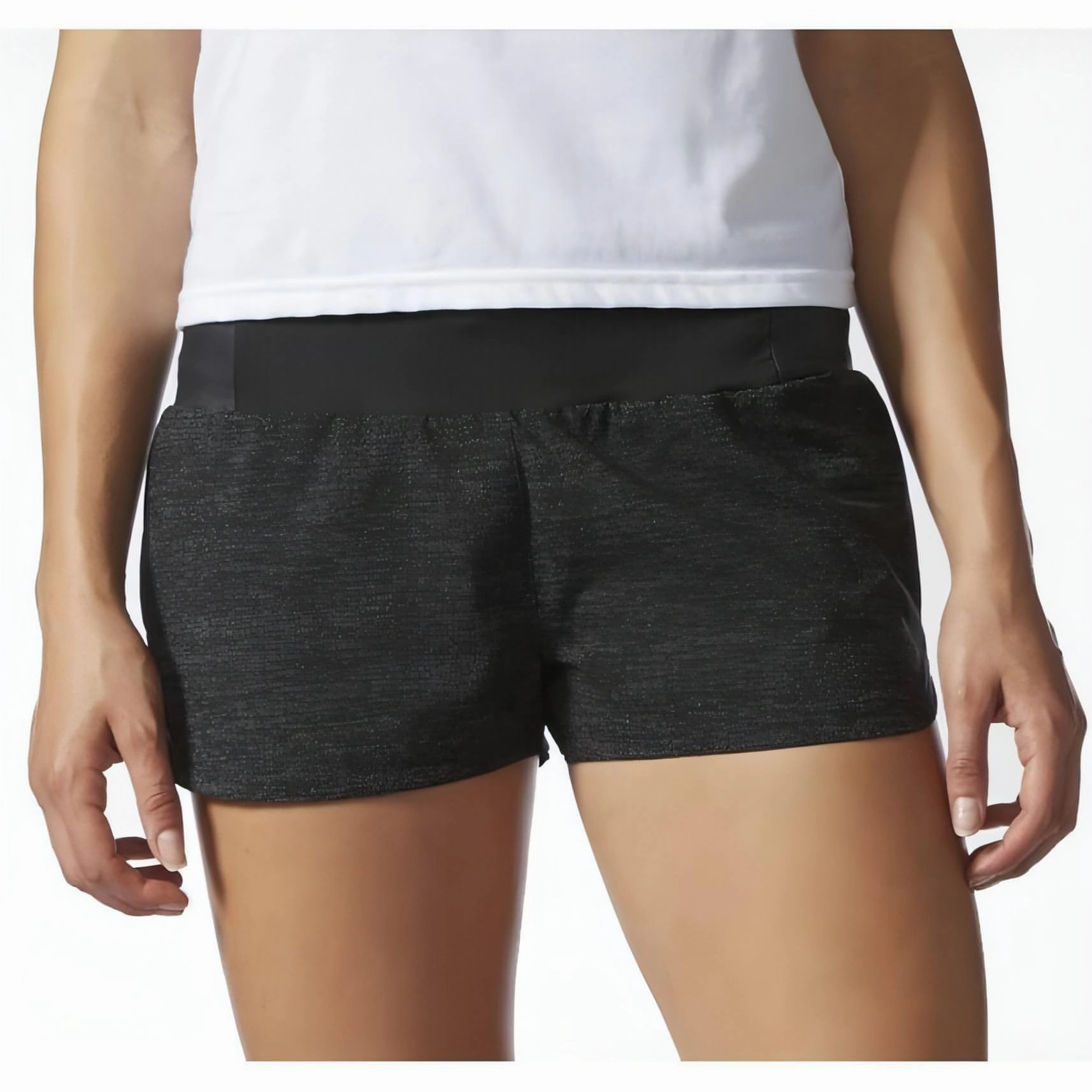 adidas Supernova Glide Womens Running Shorts - Black Soft Comfort