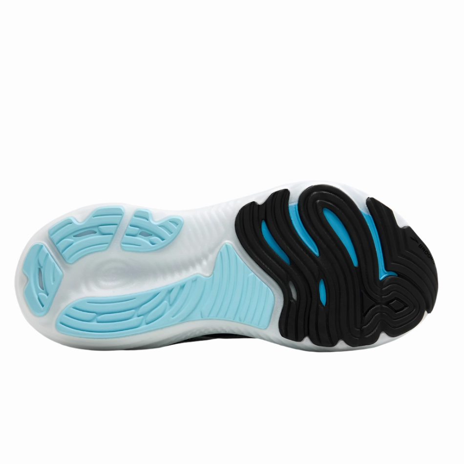 Brooks Men's Glycerin GTS 22 Running Shoes in Black/Atomizer/Blazing Orange AW25 hypoallergenic