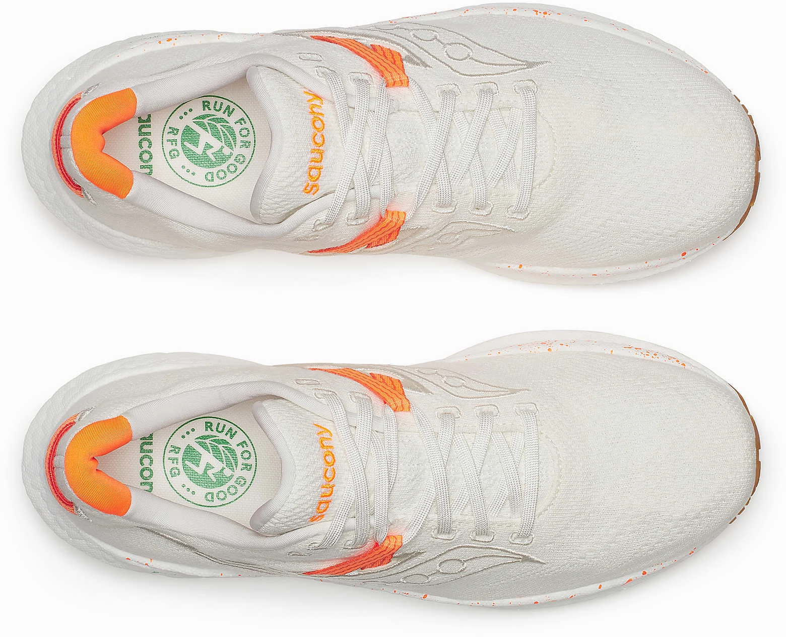 Saucony Triumph RFG Mens Running Shoes - White Running Performance Tensile Reinforcement Strips