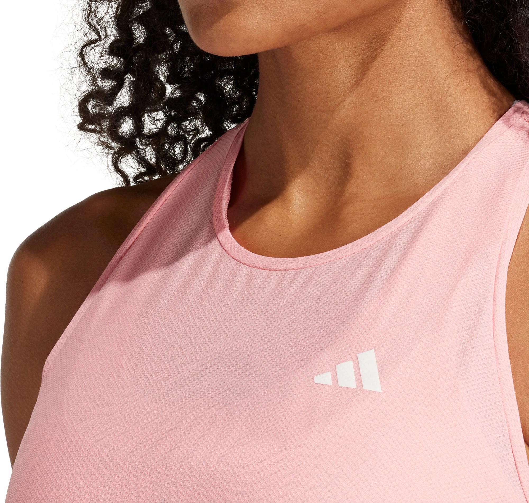 Popular adidas Own The Run Womens Running Vest Tank Top - Pink