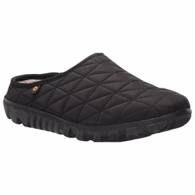 quick-drying Bogs Snowday II Slippers Women's US 8 Black Fleece Lined Casual Shoes ZPO2836