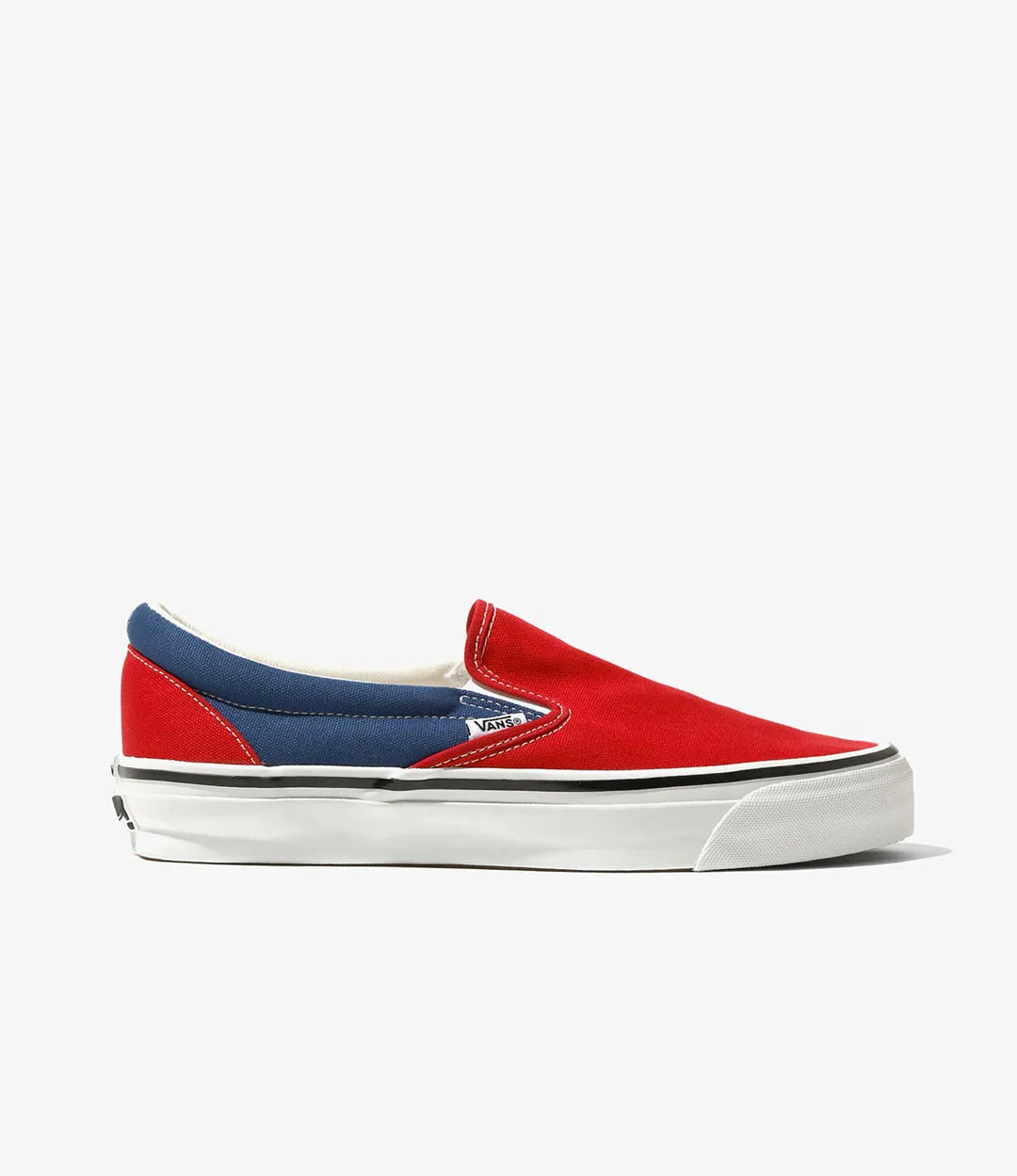 Heel Foam Performance Track Classic Slip-On 98 ?C?Red/Navy Canvas