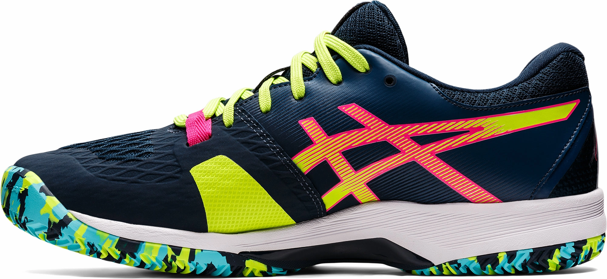 Ergonomic Build Barefoot feel Asics Padel Lima FF Mens Court Shoes - Blue