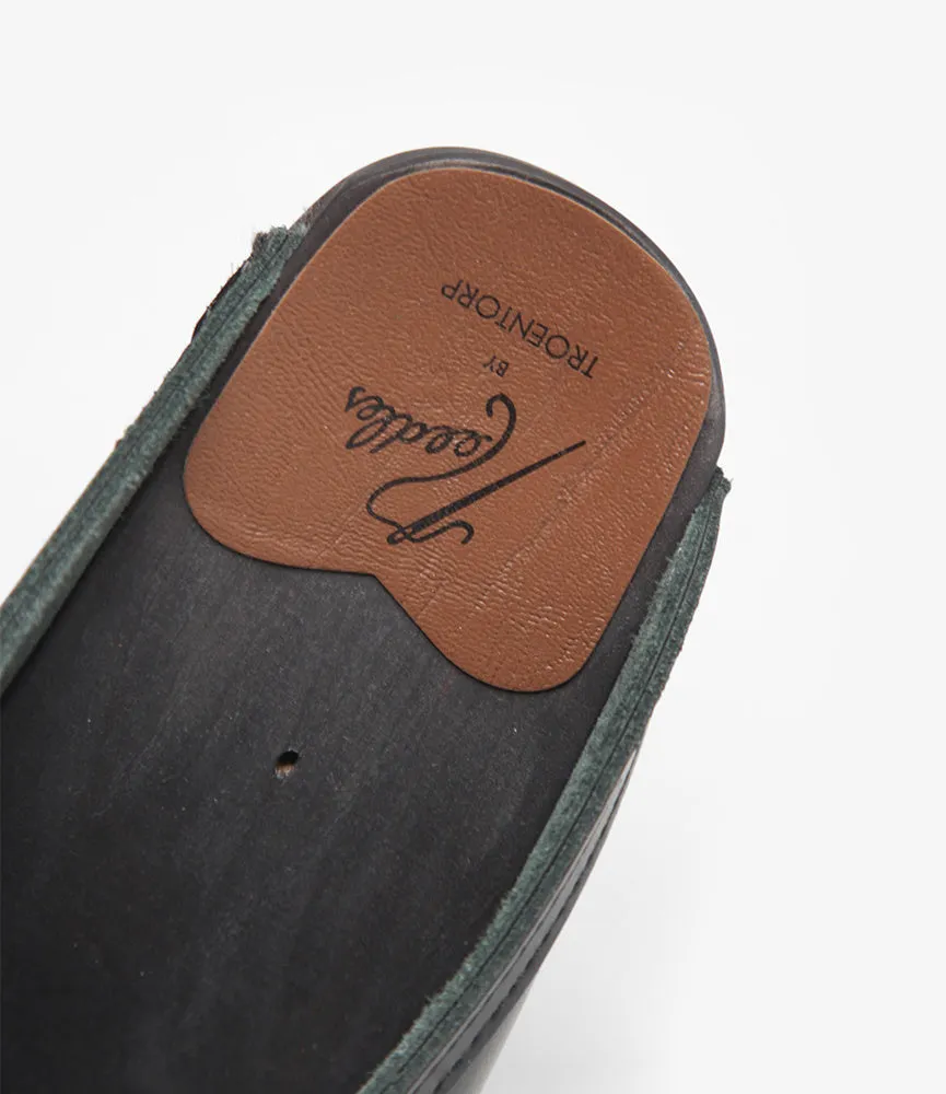 Ergonomic Arch Support Tassel Bit 'Monet' Clog ?C?Black Leather