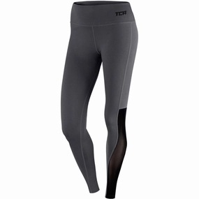 Chic And Relaxed TCA Pro Performance MeshLuxe Womens Long Running Tights - Grey