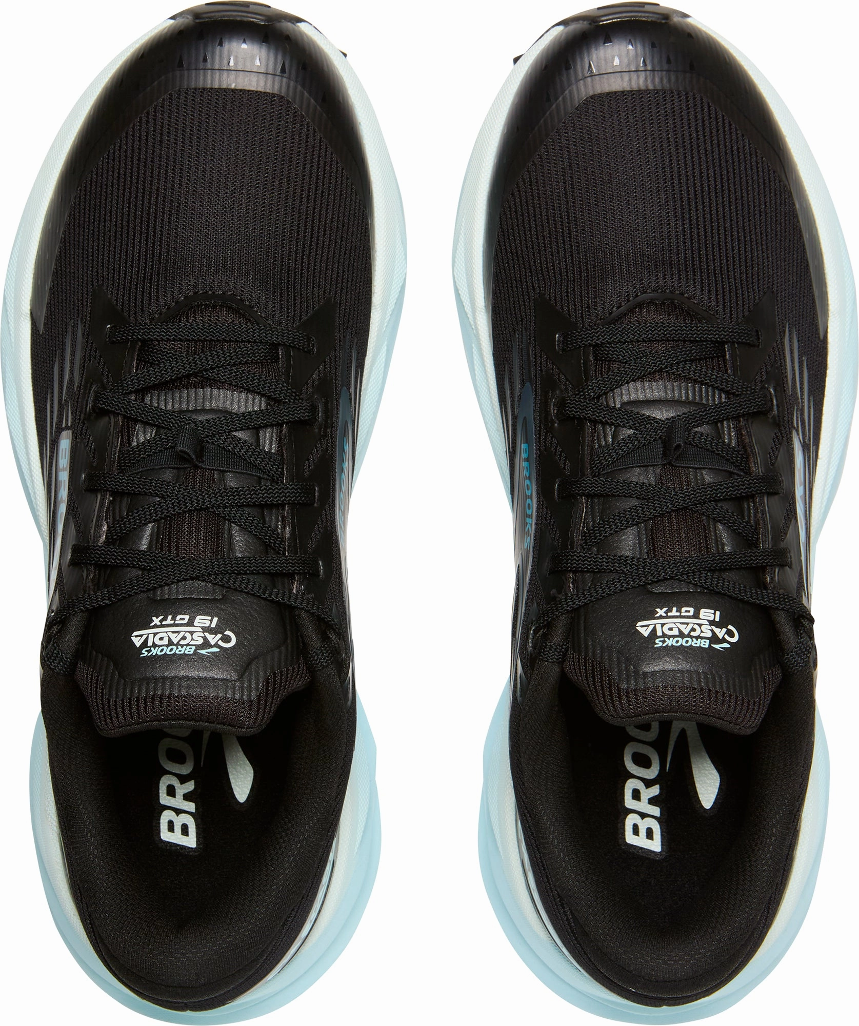 Brooks Cascadia 19 GORE-TEX Womens Trail Running Shoes - Black fluorescent running shoes Aerobic exercise