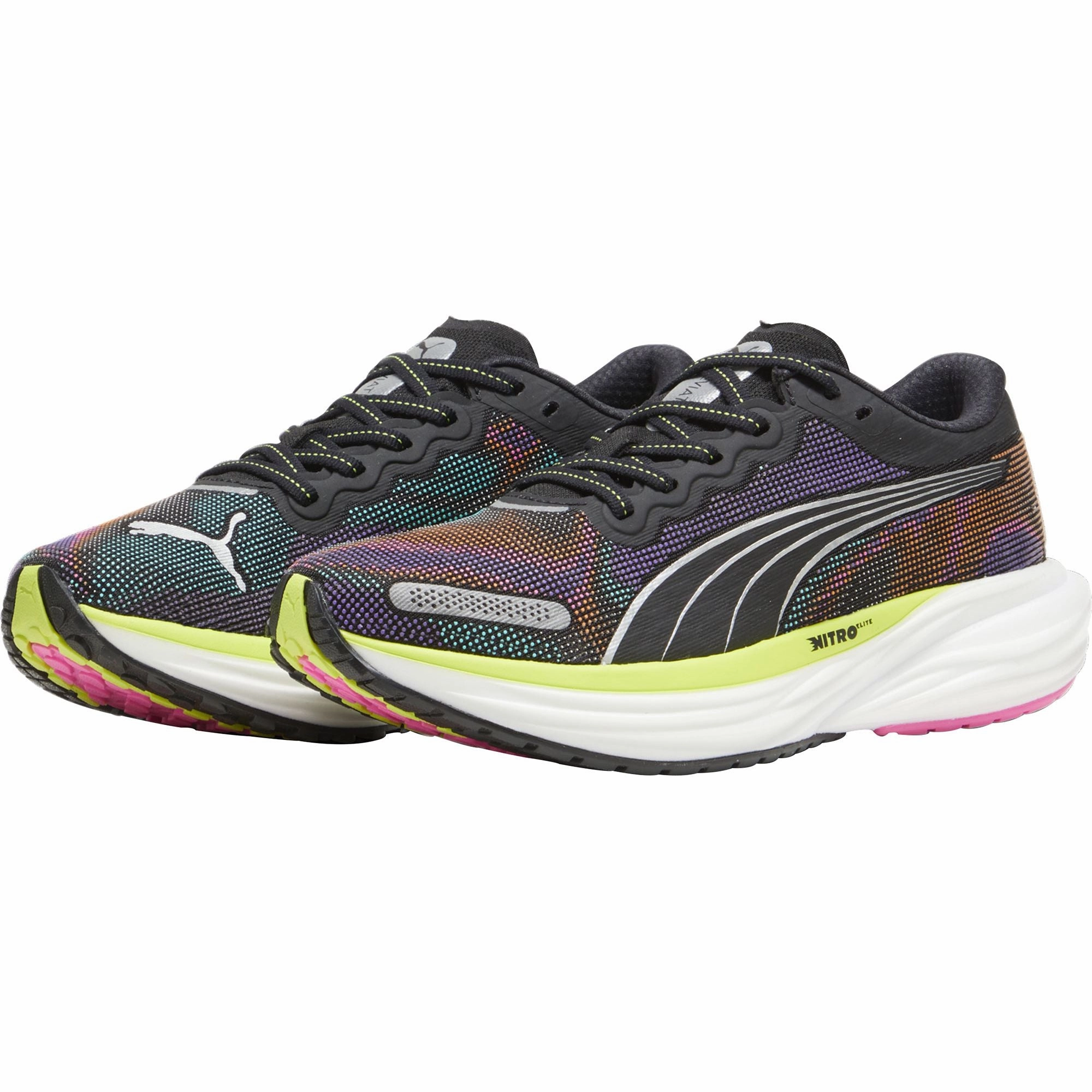 Puma Deviate Nitro 2 Womens Running Shoes - Black hypoallergenic