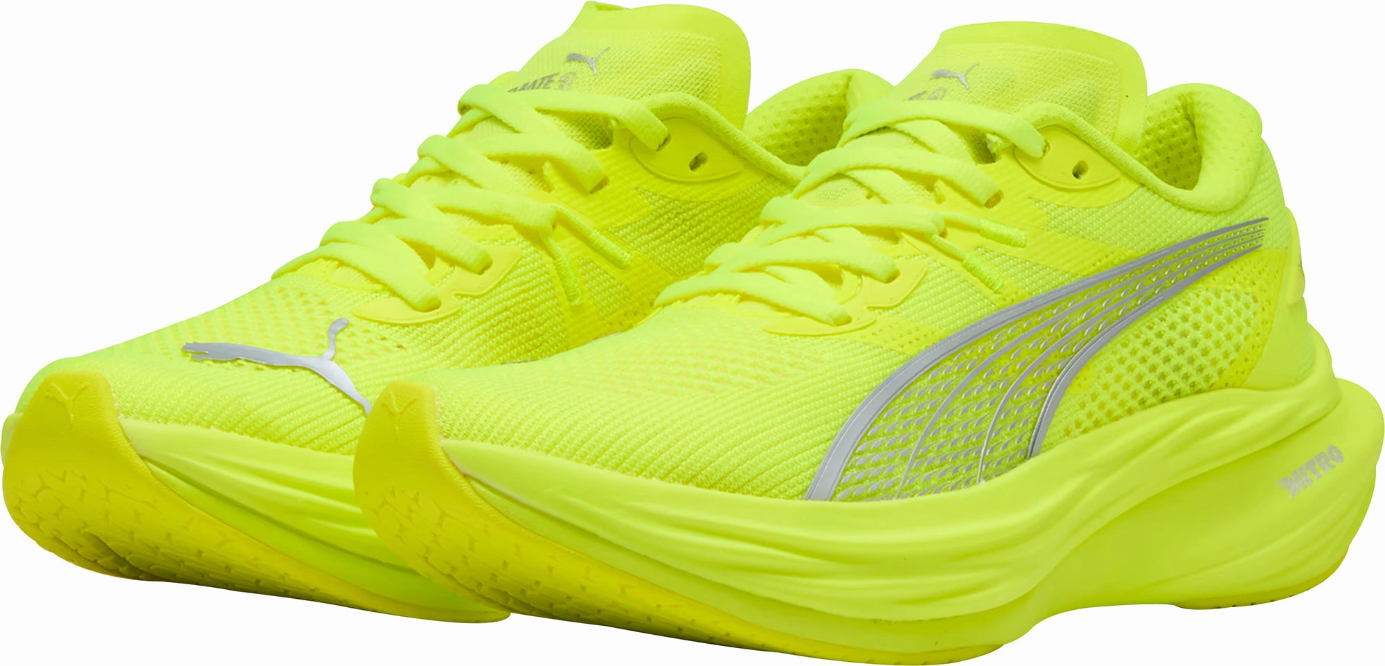 Puma Deviate Nitro 3 Womens Running Shoes - Yellow Fast Wear Plush traction